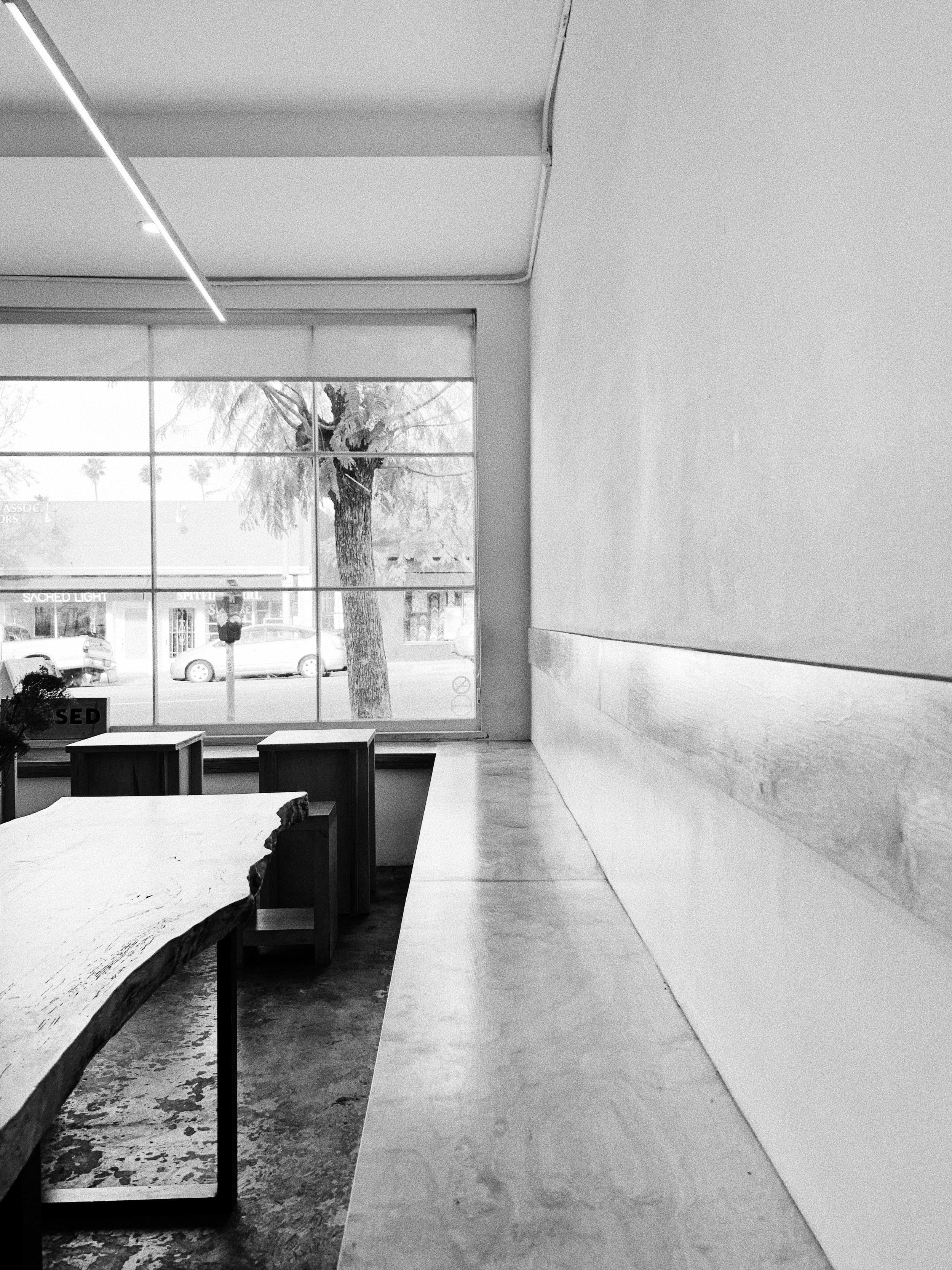 The interior at Maru
